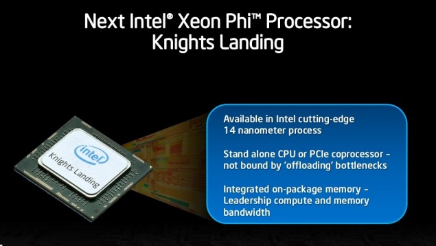 Intel’s Xeon Phi 14nm ‘Knights Landing’ Co-Processors Detailed – OmniPath Architecture 100 Series and 16GB HMC on a 2.5D Interposer