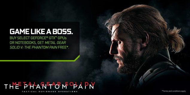 [Updated] Game Like a Boss – NVIDIA Bundles Metal Gear Solid V with GeForce GPUs